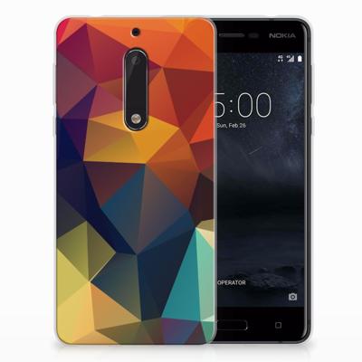 Nokia 5 | TPU Hoesje | Polygon Color