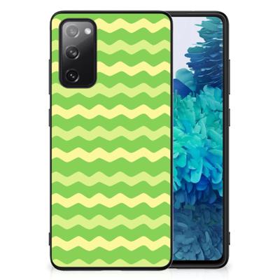 Samsung Galaxy S20 FE Back Case Waves Green