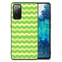 Samsung Galaxy S20 FE Back Case Waves Green