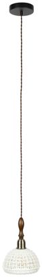 Dutchbone Hanglamp 'Poppy' Keramiek, 19cm