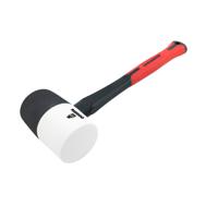 Diggers rubber hammer | rubberen hamer | zwart/wit - dig999
