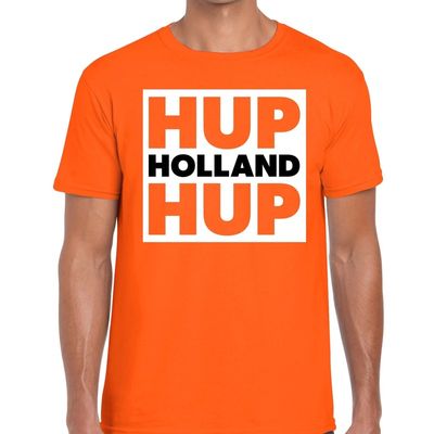 Nederlands elftal supporter shirt Hup Holland Hup oranje voor da Nederlands elftal supporter shirt Hup Holland Hup oranje voor da