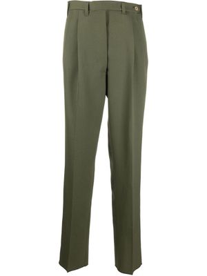 Giuliva Heritage pantalon Cornelia plissé en laine - Vert