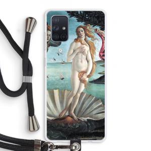 Birth Of Venus: Samsung Galaxy A71 Transparant Hoesje met koord