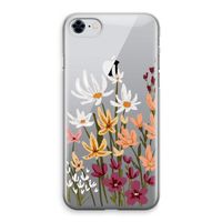 Painted wildflowers: iPhone 8 Transparant Hoesje