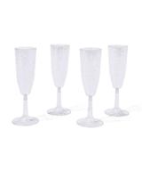 HEMA Champagneglazen plastic - 4 stuks