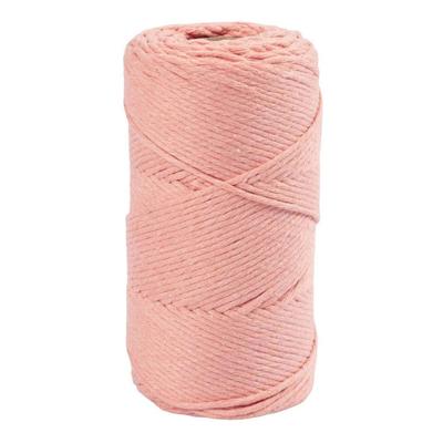 Creativ Company Macrame koord - roze, 198m