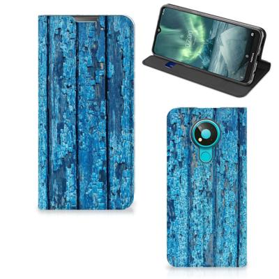 Nokia 3.4 Book | Wallet Case | Wood Blue