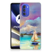 Smartphone hoesje Motorola Moto G51 5G Boat Smartphone hoesje Motorola Moto G51 5G Boat