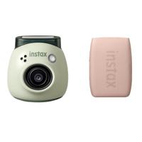 Fujifilm INSTAX PAL digital camera, Pistachio Green + printer mini Link 3, Rose Pink