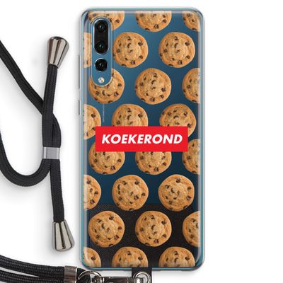 Koekerond: Huawei P20 Pro Transparant Hoesje met koord