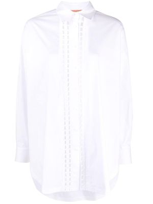Ermanno Scervino chemise à broderies - Blanc