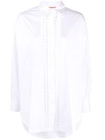 Ermanno Scervino chemise à broderies - Blanc
