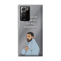 Hotline bling: Samsung Galaxy Note 20 Ultra / Note 20 Ultra 5G Transparant Hoesje