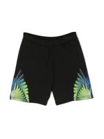 Marcelo Burlon County Of Milan Kids short de sport Icon Wings - Noir