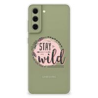 Samsung Galaxy S21FE Telefoonhoesje met Naam Boho Stay Wild