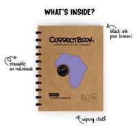 Correctbook Original A4 Petunia Purple Gelinieerd - Uitwisbaar / Herschrijfbaar Notitieboek