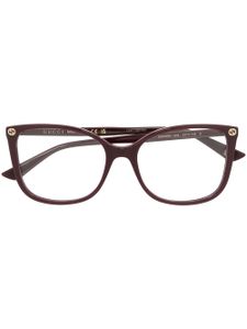 Gucci Eyewear lunettes de vue à monture papillon - Rouge