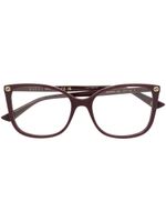 Gucci Eyewear lunettes de vue à monture papillon - Rouge