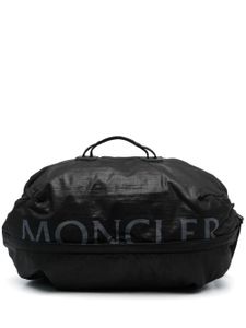 Moncler sac à dos zippé à logo imprimé - Noir