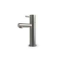 Hotbath Buddy Fonteinkraan - L uitloop 8.5cm - opbouw - geborsteld nikkel E001GN