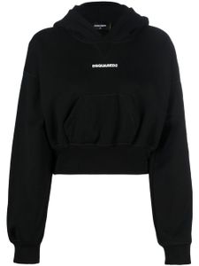 DSQUARED2 hoodie à logo imprimé - Noir