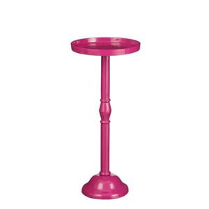 Mica Decorations Duco Bijzettafel - H58 x Ø25 cm - Roze