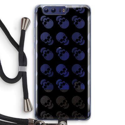 Musketon Skulls: Honor 9 Transparant Hoesje met koord