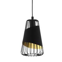 Eglo Design draadhanglampAustell 16cm zwart met goud - 49447
