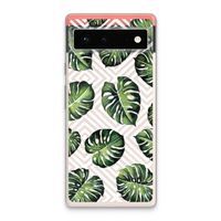Geometrische jungle: Google Pixel 6 Transparant Hoesje