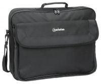 Manhattan Laptoptas Notebooktasche für bis 17,3, vollständig aufzuklappen,gepolstertert, Staufächer Geschikt voor max. (laptop): 43,9 cm (17,3) Zwart - thumbnail