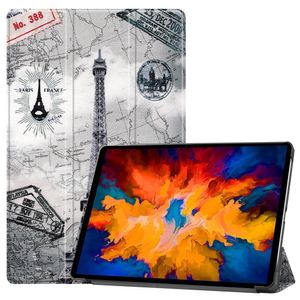 3-Vouw sleepcover hoes - Lenovo Tab P11 Pro - Eiffeltoren