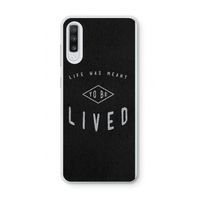 To be lived: Samsung Galaxy A70 Transparant Hoesje To be lived: Samsung Galaxy A70 Transparant Hoesje