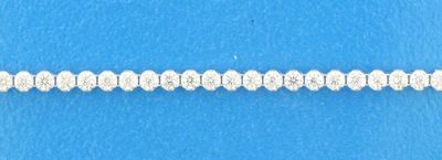 TFT Zilveren Ketting Zirkonia 2,5 mm 42 + 3 cm