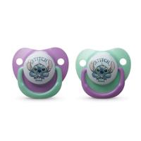 Set van 2 anatomische fopspenen - THERMOBABY - Lilo & Stitch - Siliconen - 6 maanden en ouder