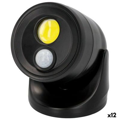 LED-lamp met bewegingssensor Aktive Plastic 10,5 x 12,5 x 13,5 cm (12 Stuks)