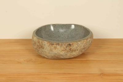 Waschbecken Flussstein RM030349, 40x36x15 cm