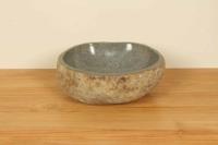 Waschbecken Flussstein RM030349, 40x36x15 cm