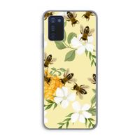 No flowers without bees: Samsung Galaxy A03s Transparant Hoesje No flowers without bees: Samsung Galaxy A03s Transparant Hoesje