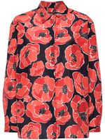 A.P.C. chemise à fleurs - Rouge