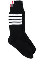 Thom Browne chaussettes à 4 bandes signature - Noir - thumbnail