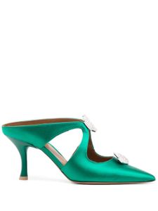 Malone Souliers escarpins Tina 95 mm à ornements en cristal - Vert