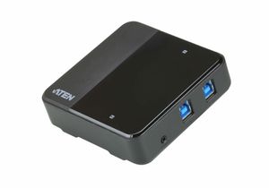 ATEN US3324 2 poorten USB 3.2 Gen 1-schakelaar (USB 3.0) Zwart