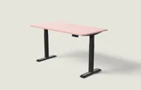 Desktronic HomeOne bureau Zwart / Zachtroze / 160x80 cm