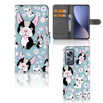 Xiaomi 12 | 12X | Telefoonhoesje | Met pasjeshouder | Hondjes