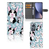 Xiaomi 12 | 12X | Telefoonhoesje | Met pasjeshouder | Hondjes