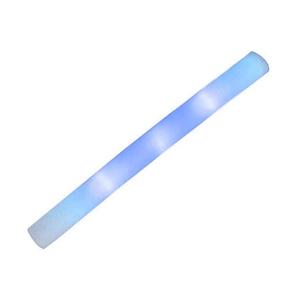 Partystaaf / foam stick met blauw LED licht - 48 cm - lichtstaven / partysticks