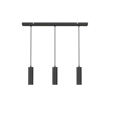 Pendel 3-Lichts hanglamp GU10 Zwart