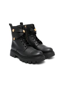 Balmain Kids bottines à lacets 50 mm - Noir