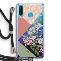 Sweet heaven geometrics: Huawei P30 Lite Transparant Hoesje met koord